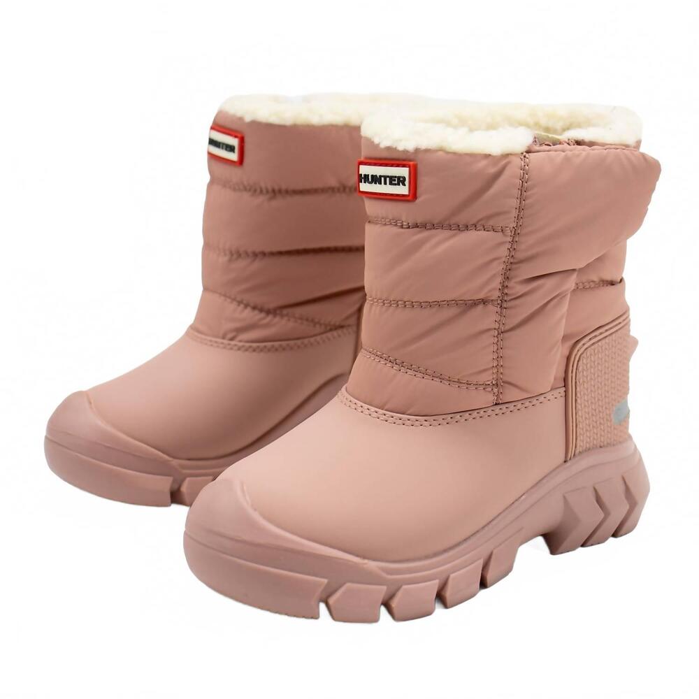 NEW HUNTER toddler's insulated snow boots in medium red